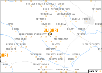 map of Blidari