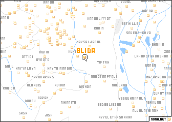map of Blīdā