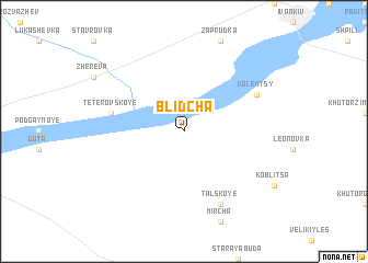 map of Blidcha