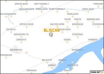 map of Blidcha