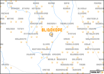 map of Blidokopé