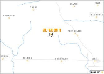 map of Bliedorn