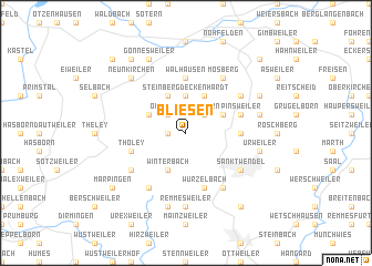 map of Bliesen