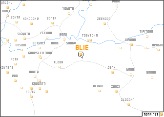 map of Blie