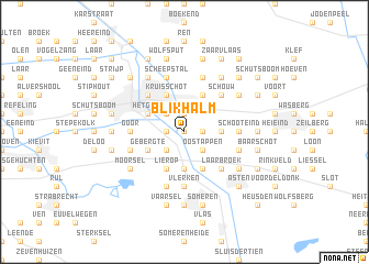 map of Blikhalm