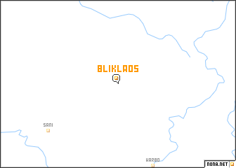 map of Bliklaos