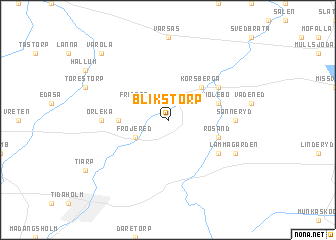 map of Blikstorp
