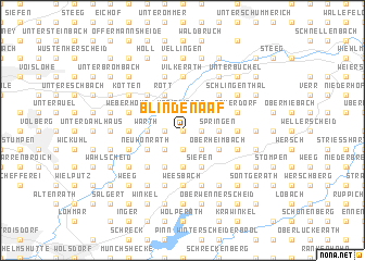 map of Blindenaaf