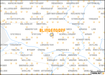 map of Blindendorf