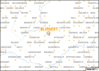 map of Blindert