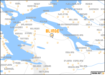 map of Blinde