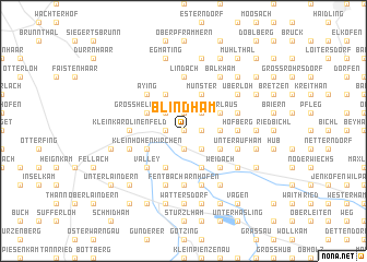 map of Blindham