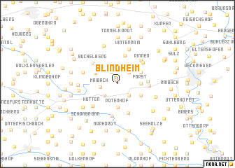 map of Blindheim