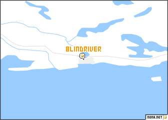 map of Blind River