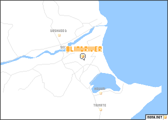 map of Blind River