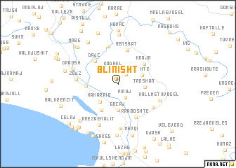 map of Blinisht