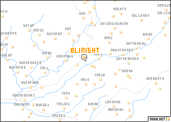 map of Blinisht