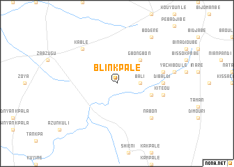 map of Blinkpale