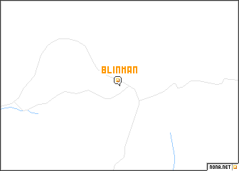 map of Blinman