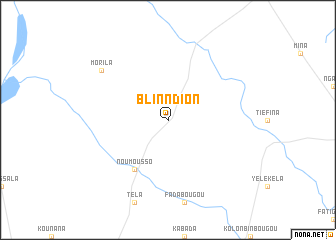 map of Blinndion