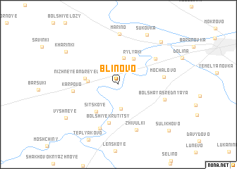 map of Blinovo