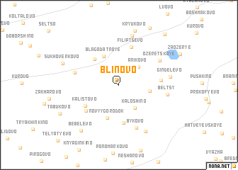 map of Blinovo