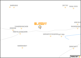 map of Blinovy