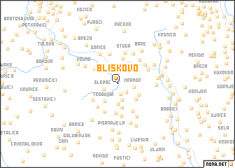 map of Bliškovo