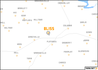 map of Bliss