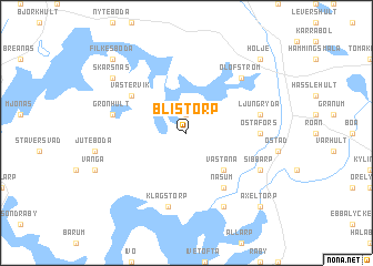 map of Blistorp