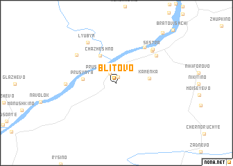 map of Blitovo