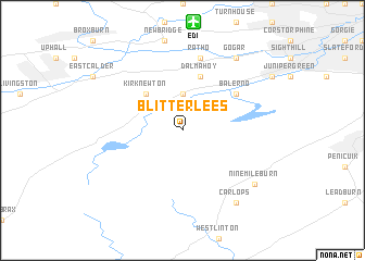 map of Blitterlees