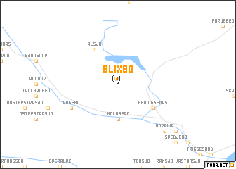 map of Blixbo