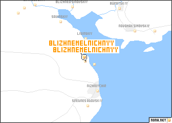 map of Blizhnemel\