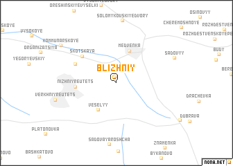 map of Blizhniy