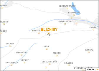 map of Blizhniy