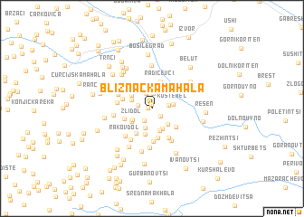 map of Bliznačka Mahala