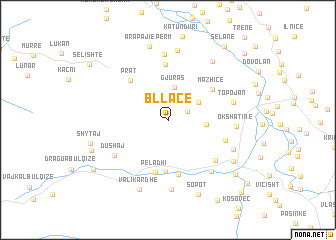 map of Bllacë