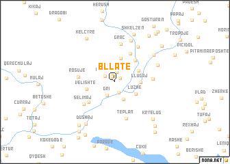 map of Bllatë