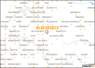 map of Blöchereck