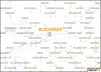 map of Blochingen