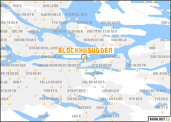 map of Blockhusudden