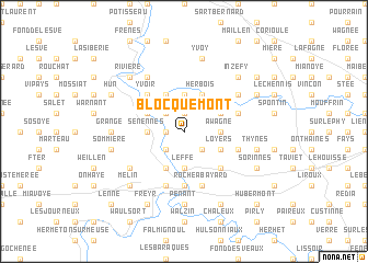 map of Blocquemont