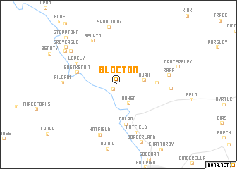 map of Blocton