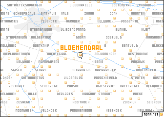 map of Bloemendaal