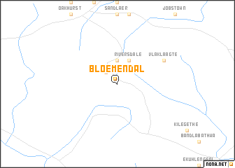 map of Bloemendal