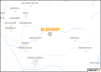 map of Bloemhof