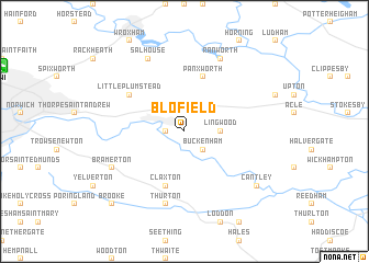 map of Blofield