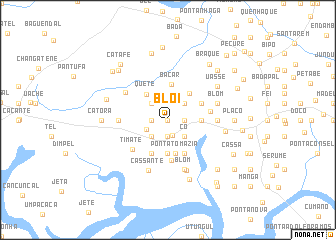 map of Bloi