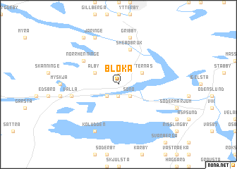 map of Bloka